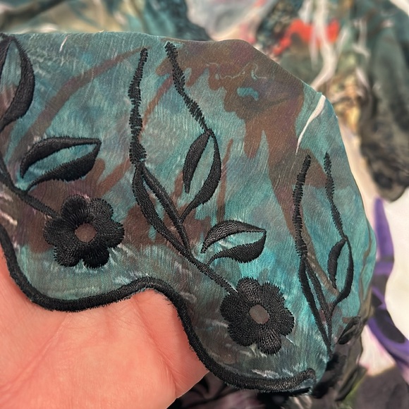 Bohemian Flowy Print Tunic Top-NWT-Sz M - Picture 5 of 8